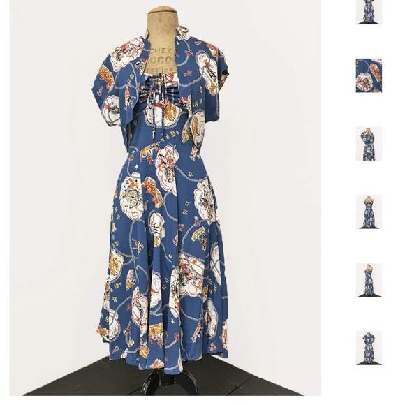 loco lindo Dresses & Skirts - ISO Loco Lindo Western Print Dress